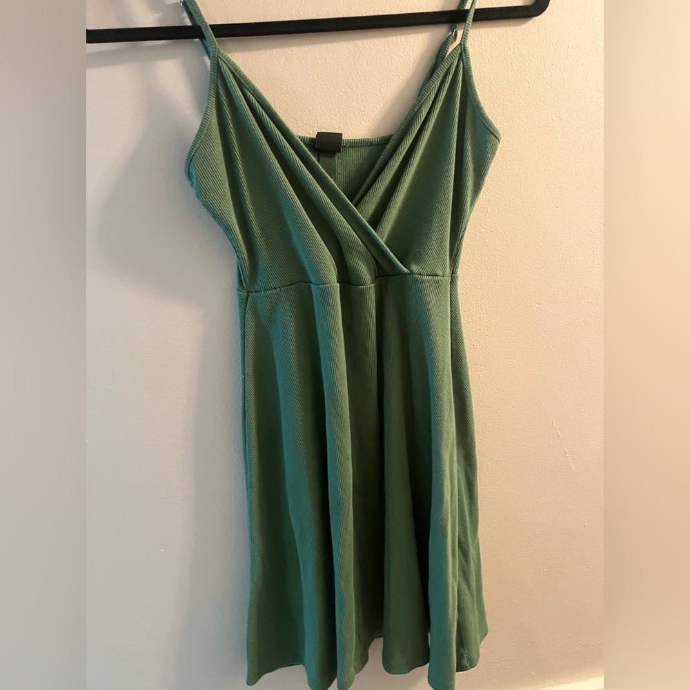 Wild Fable Asymmetrical Green Dress